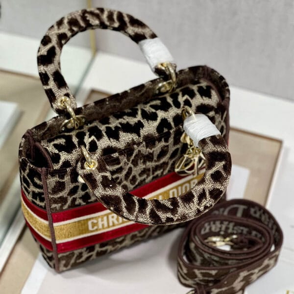 DIOR MEDIUM LADY D-LITE BAG black - Image 8
