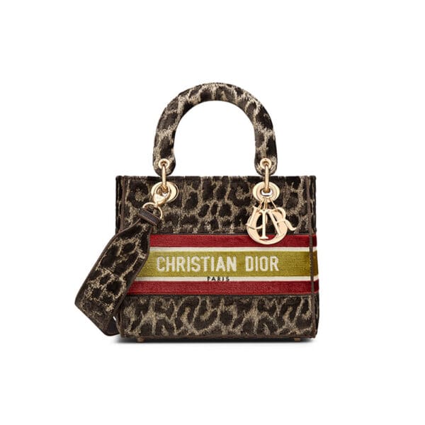 DIOR MEDIUM LADY D-LITE BAG black