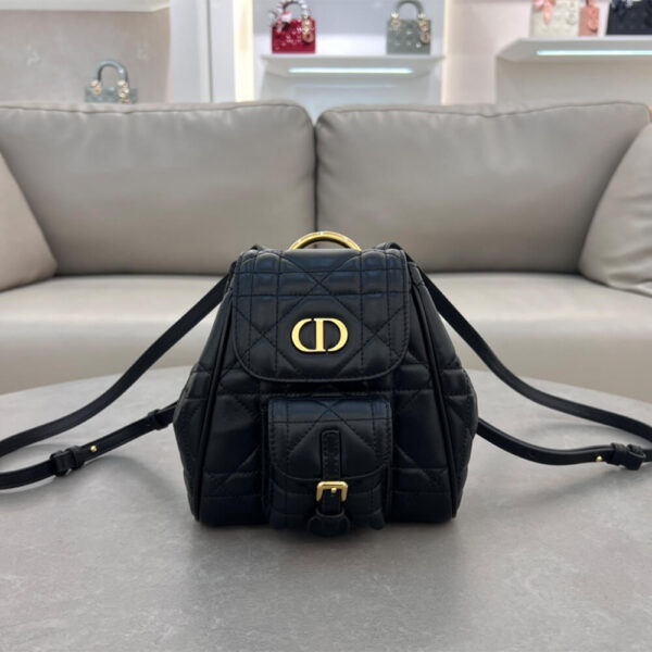 Small Dior Caro Backpack black - Image 2