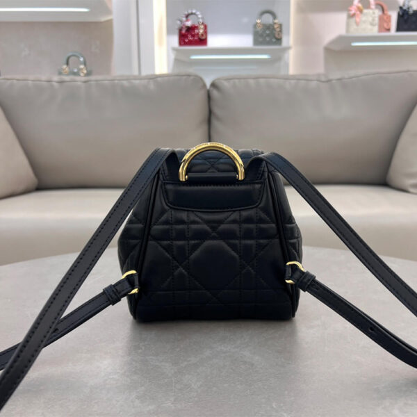 Small Dior Caro Backpack black - Image 3