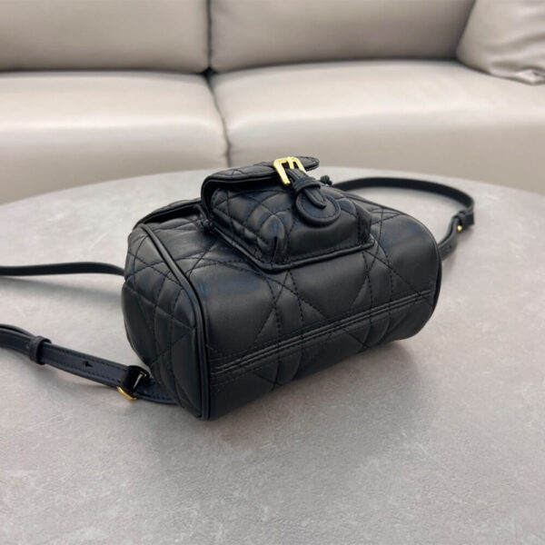 Small Dior Caro Backpack black - Image 4