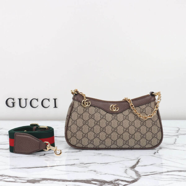OPHIDIA GG small handbag Beige - Image 2