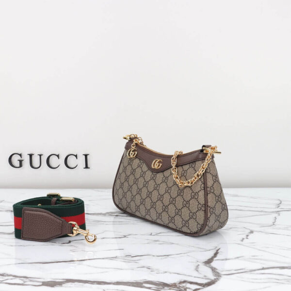 OPHIDIA GG small handbag Beige - Image 3