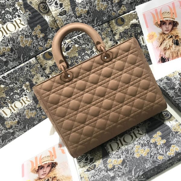 DIOR LARGE LADY DIOR BAG Lake Blue - Image 4