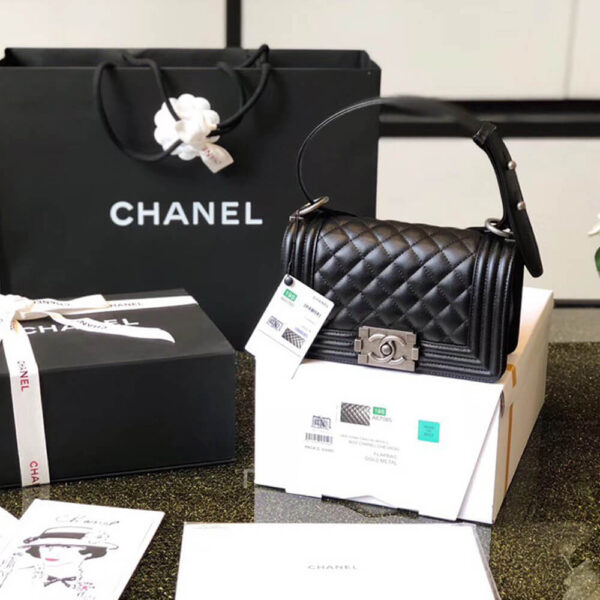 SMALL BOY CHANEL HANDBAG black - Image 2