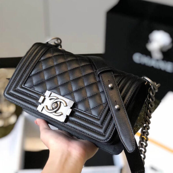 SMALL BOY CHANEL HANDBAG black - Image 3