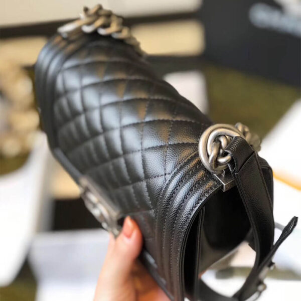 SMALL BOY CHANEL HANDBAG black - Image 4
