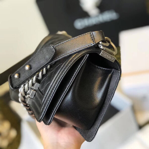 SMALL BOY CHANEL HANDBAG black - Image 5