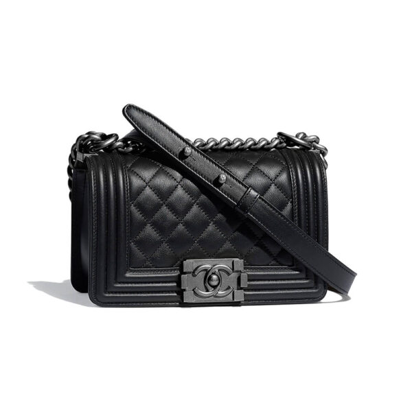 SMALL BOY CHANEL HANDBAG black