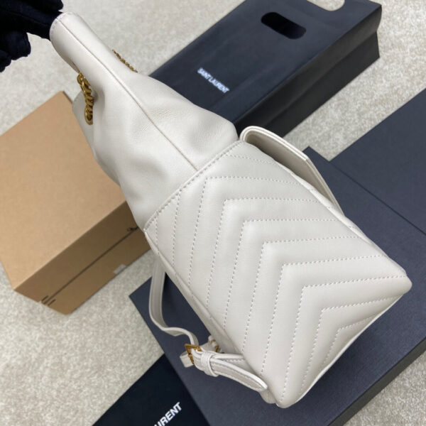 YSL Joe lambskin backpack Beige - Image 3