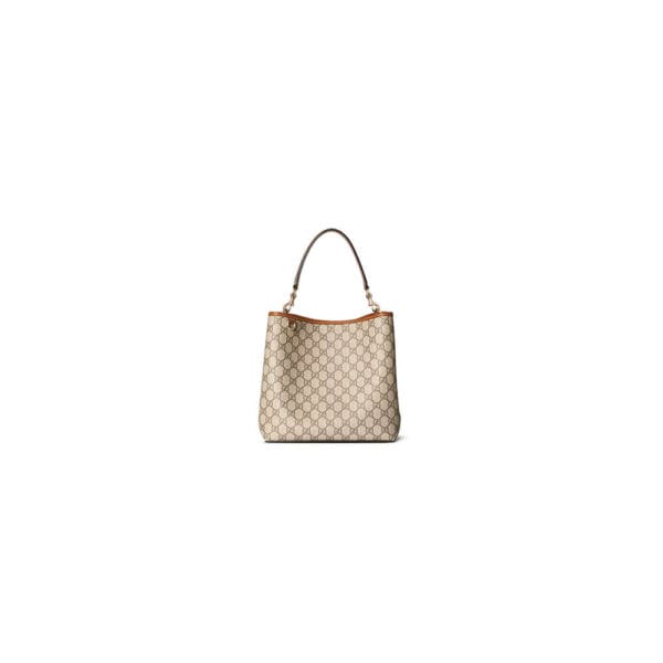 GG Emblem small shoulder bag Beige