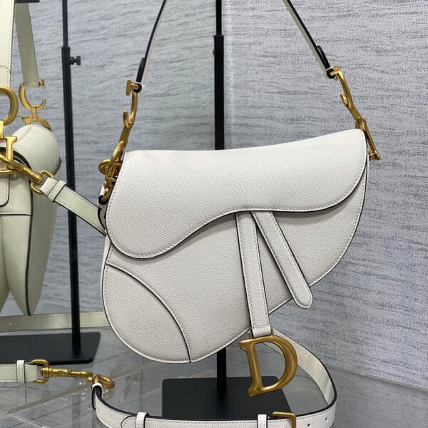 Dior Saddle Bag with Strap Beige - Image 2