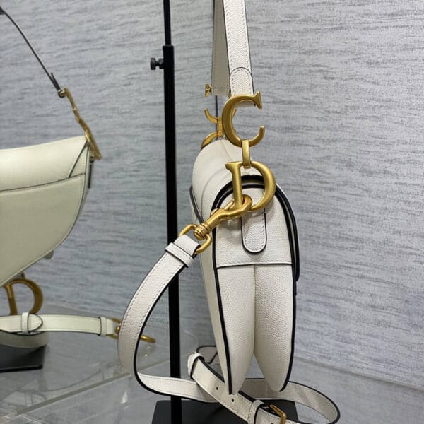 Dior Saddle Bag with Strap Beige - Image 3