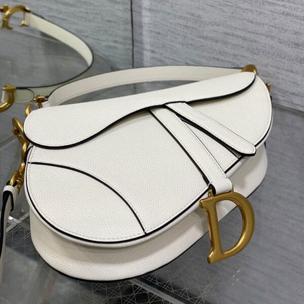 Dior Saddle Bag with Strap Beige - Image 5