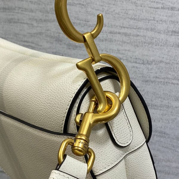 Dior Saddle Bag with Strap Beige - Image 6