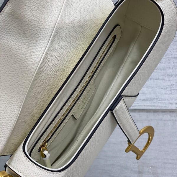Dior Saddle Bag with Strap Beige - Image 8