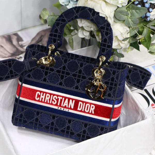 DIOR MEDIUM LADY D-LITE BAG Dark Olive - Image 2