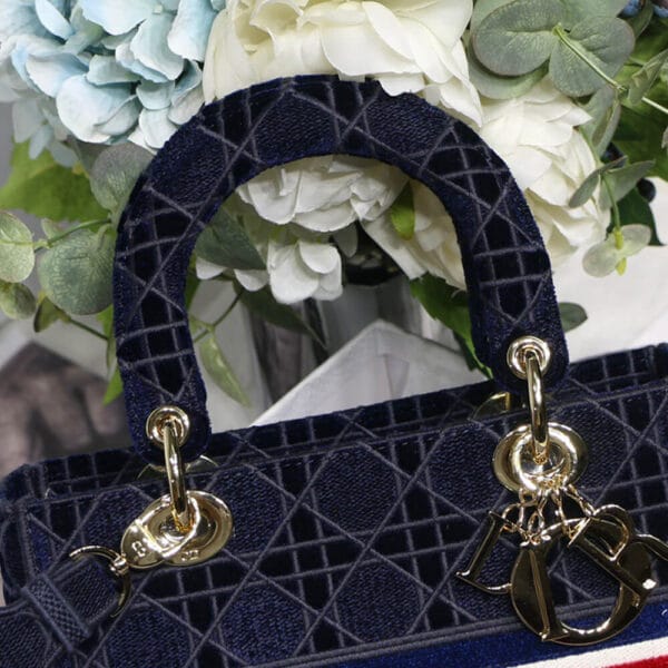 DIOR MEDIUM LADY D-LITE BAG Dark Olive - Image 7