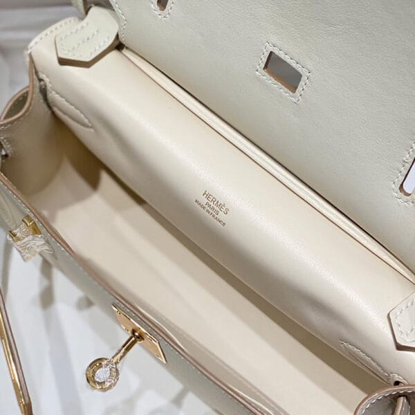Hermes Jypsiere Mini White - Image 8