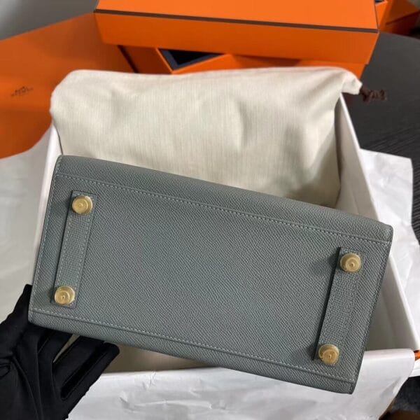 Hermès Birkin 25 Sellier(High-end Grade) Lake Blue - Image 5