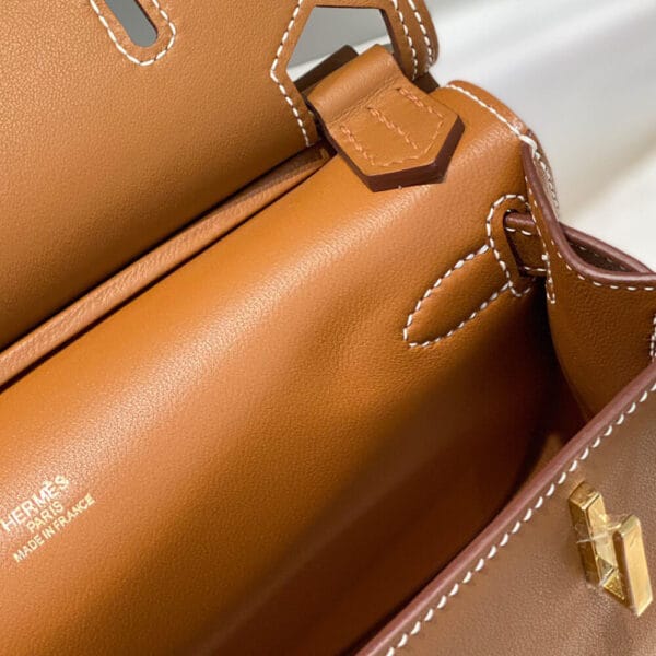 Hermes Jypsiere Mini Khaki - Image 8