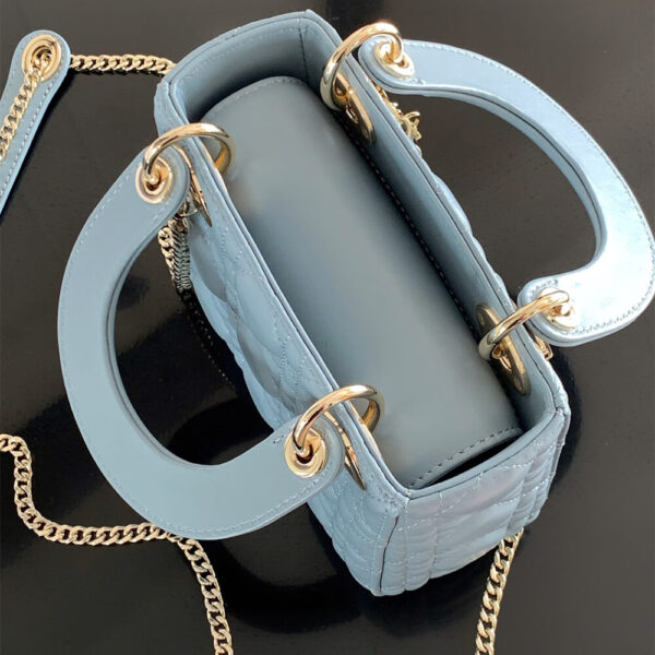 Mini Lady Dior Bag Lake Blue - Image 5