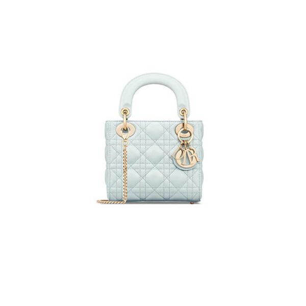 Mini Lady Dior Bag Lake Blue