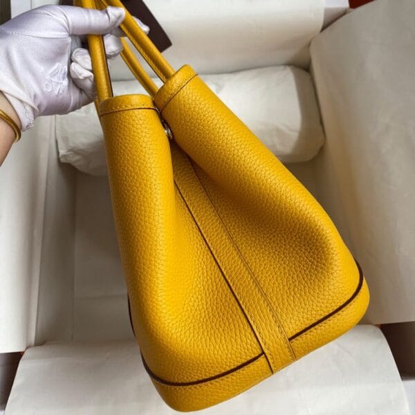 Hermes Garden Party 30 bag Yellow - Image 3
