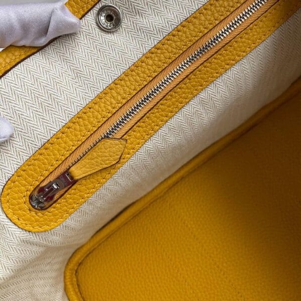 Hermes Garden Party 30 bag Yellow - Image 6