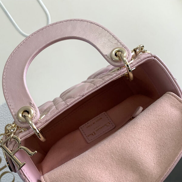 Mini Lady Dior Bag White - Image 8