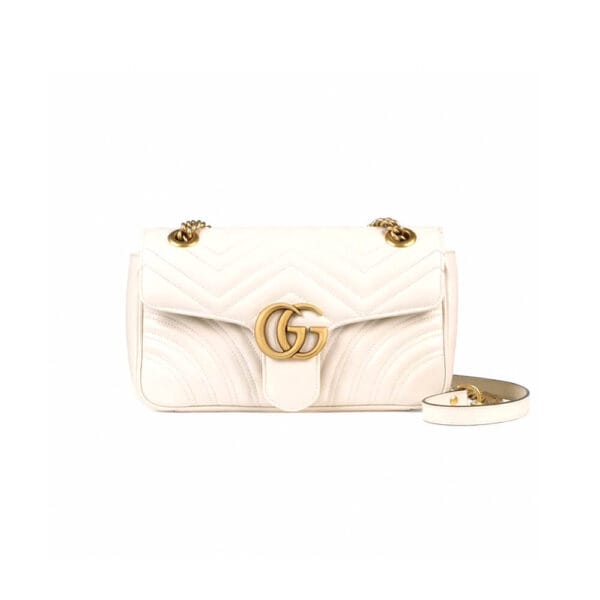 GG Marmont small matelasse shoulder bag Beige