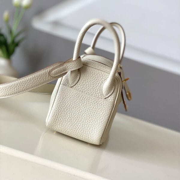 Hermes Lindy Mini Bag Beige - Image 3
