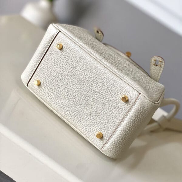 Hermes Lindy Mini Bag Beige - Image 5