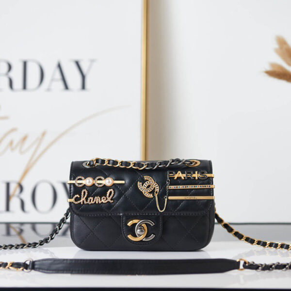 MINI FLAP BAG black - Image 2