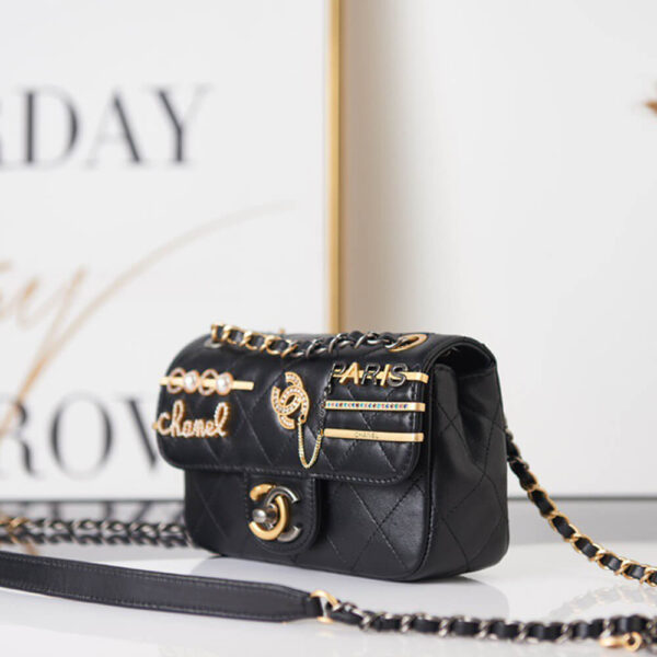 MINI FLAP BAG black - Image 3