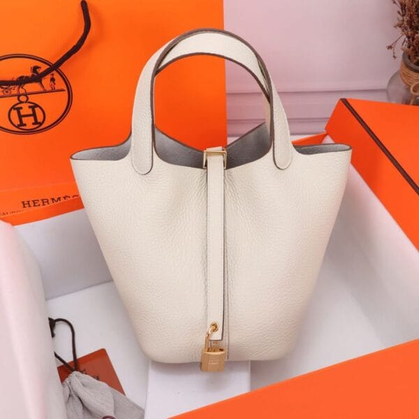 Hermes Picotin Lock 22 bag Beige - Image 2