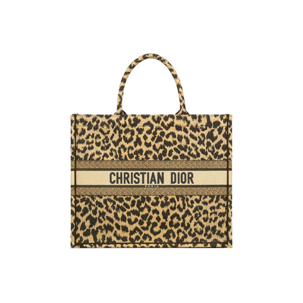 SMALL DIOR BOOK TOTE black