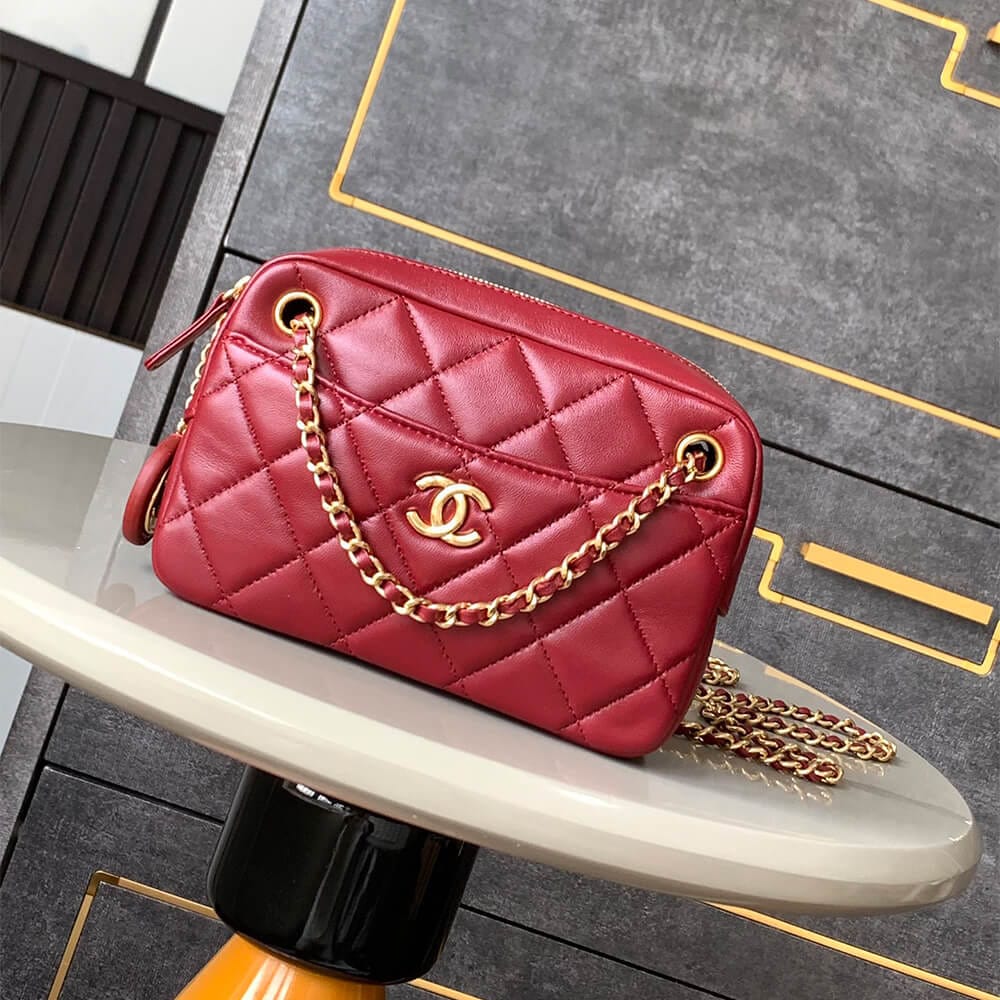 CHANEL Mini Camera Case Khaki - Image 2