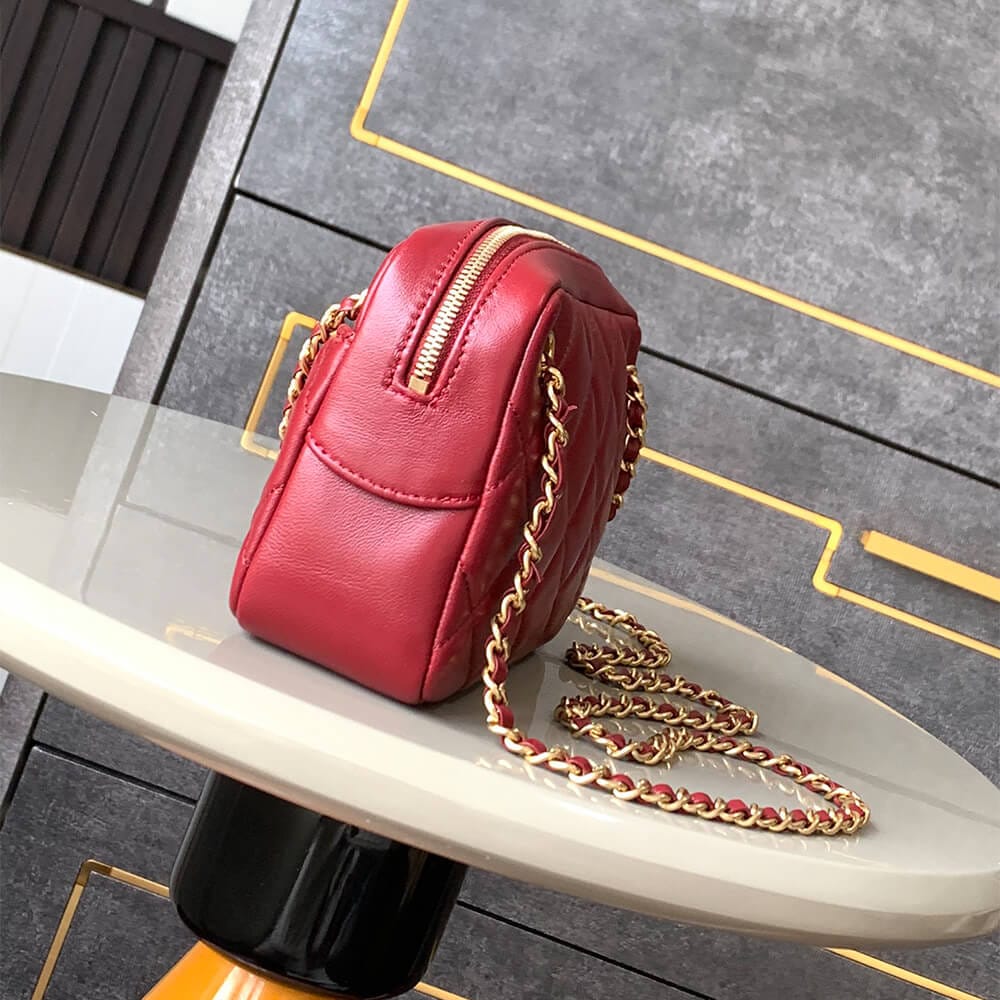 CHANEL Mini Camera Case Khaki - Image 3