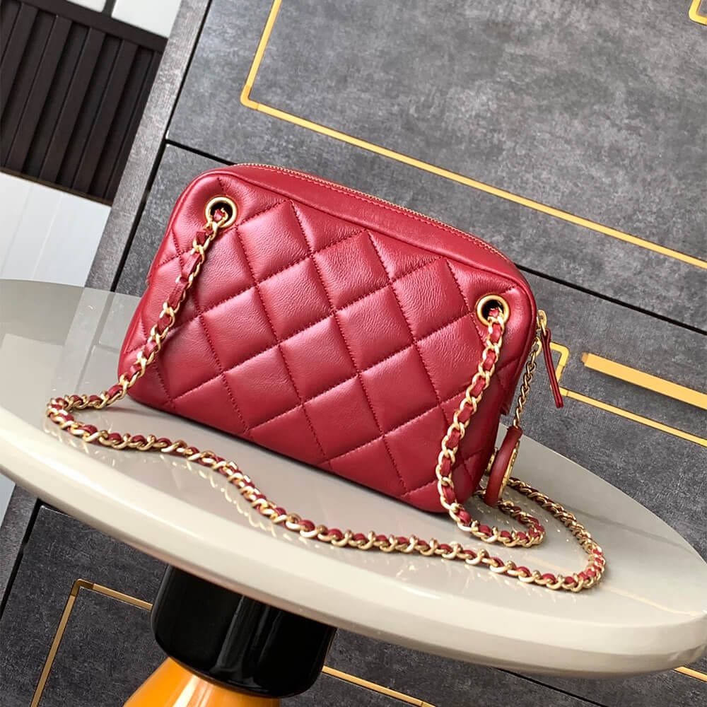 CHANEL Mini Camera Case Khaki - Image 4