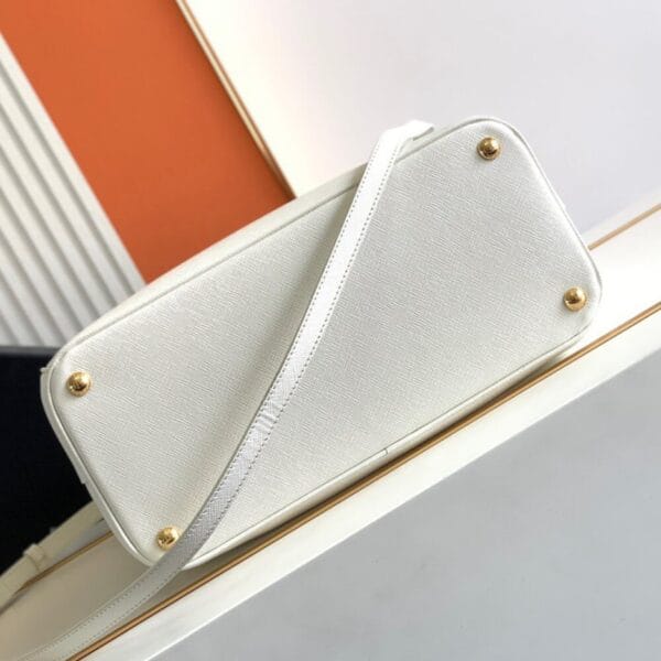 Large Prada Galleria Saffiano leather bag Beige - Image 5
