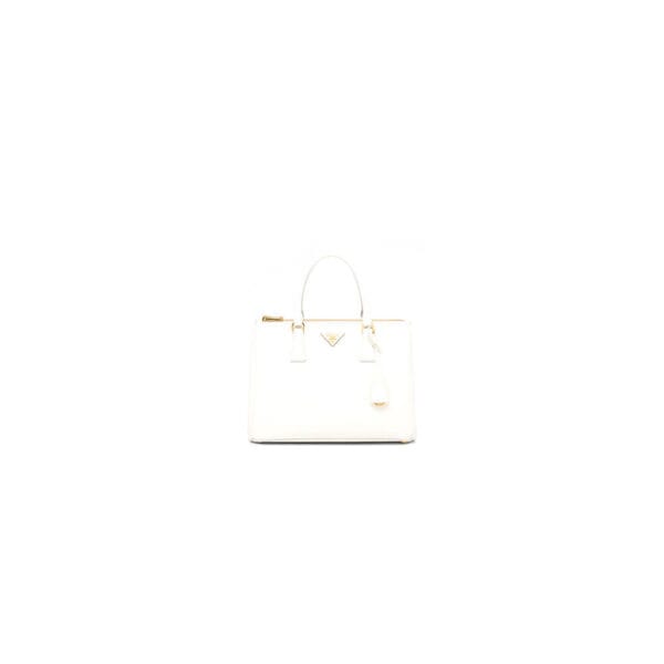 Large Prada Galleria Saffiano leather bag Beige