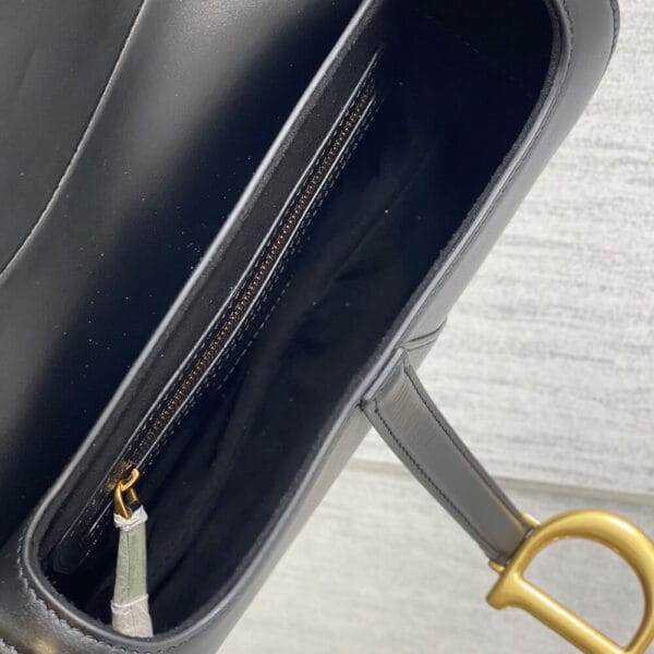 Dior Saddle Bag with Strap black - Image 8