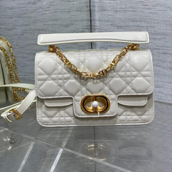 Small Dior Jolie Top Handle Bag Beige - Image 2