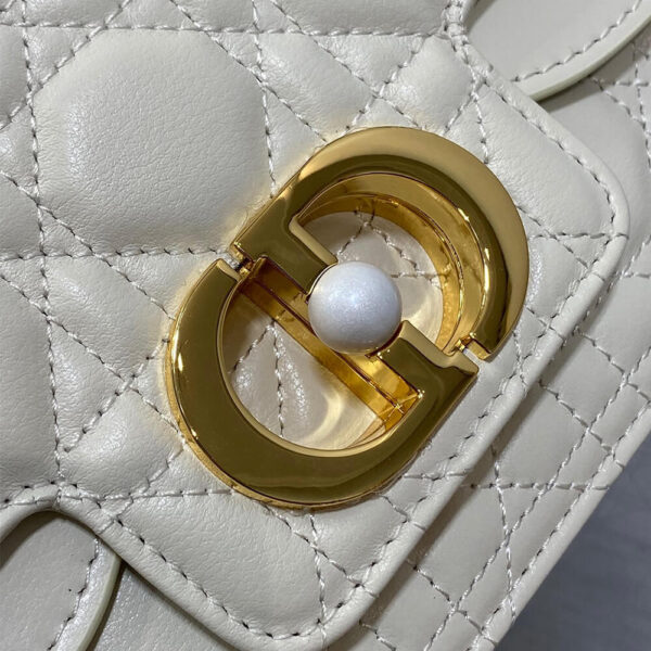 Small Dior Jolie Top Handle Bag Beige - Image 6