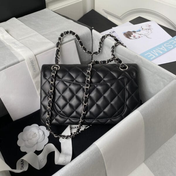 CHANEL SMALL CLASSIC HANDBAG black - Image 3