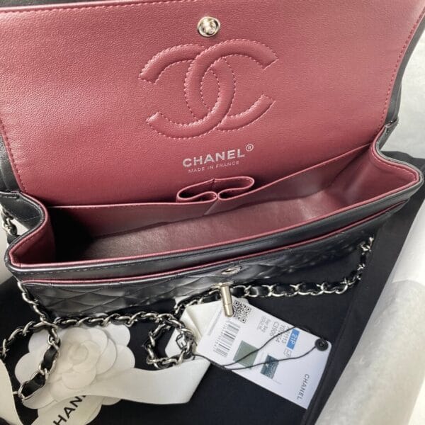 CHANEL SMALL CLASSIC HANDBAG black - Image 8