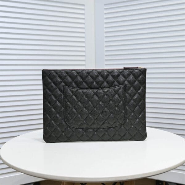 Chanel Classic Zip Up Bag black - Image 3