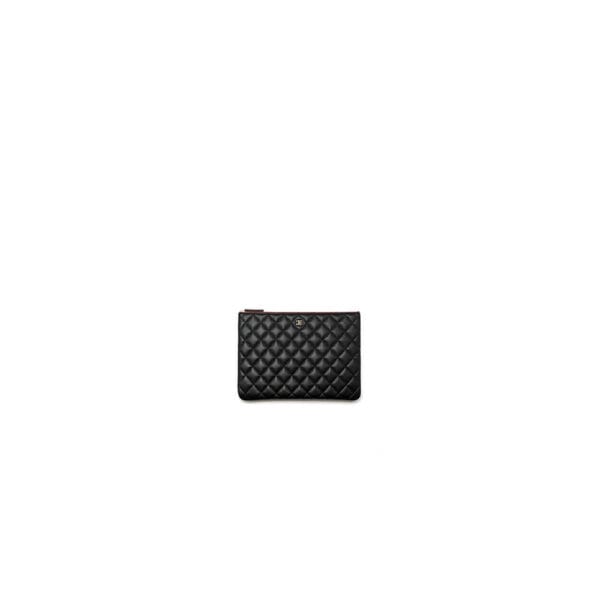 Chanel Classic Zip Up Bag black