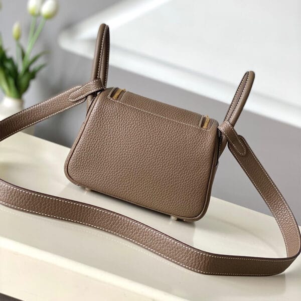 Hermes Lindy Mini Bag black - Image 4
